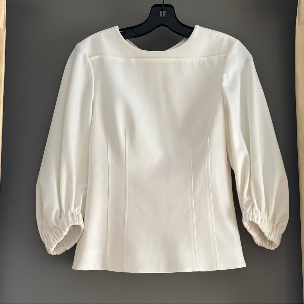 Tibi White Blouse